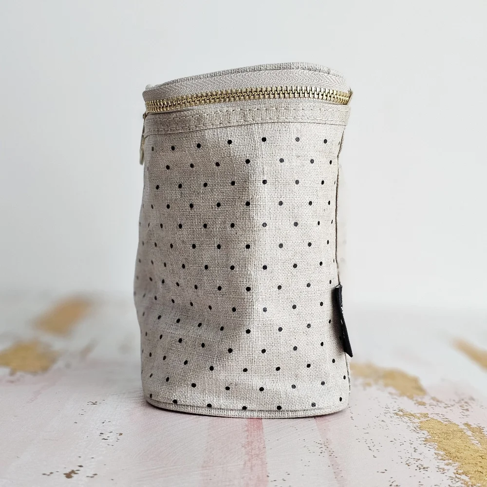 Kate Spade New York Lunch Tote Deco Dots Out to Lunch Coated Linen Cover